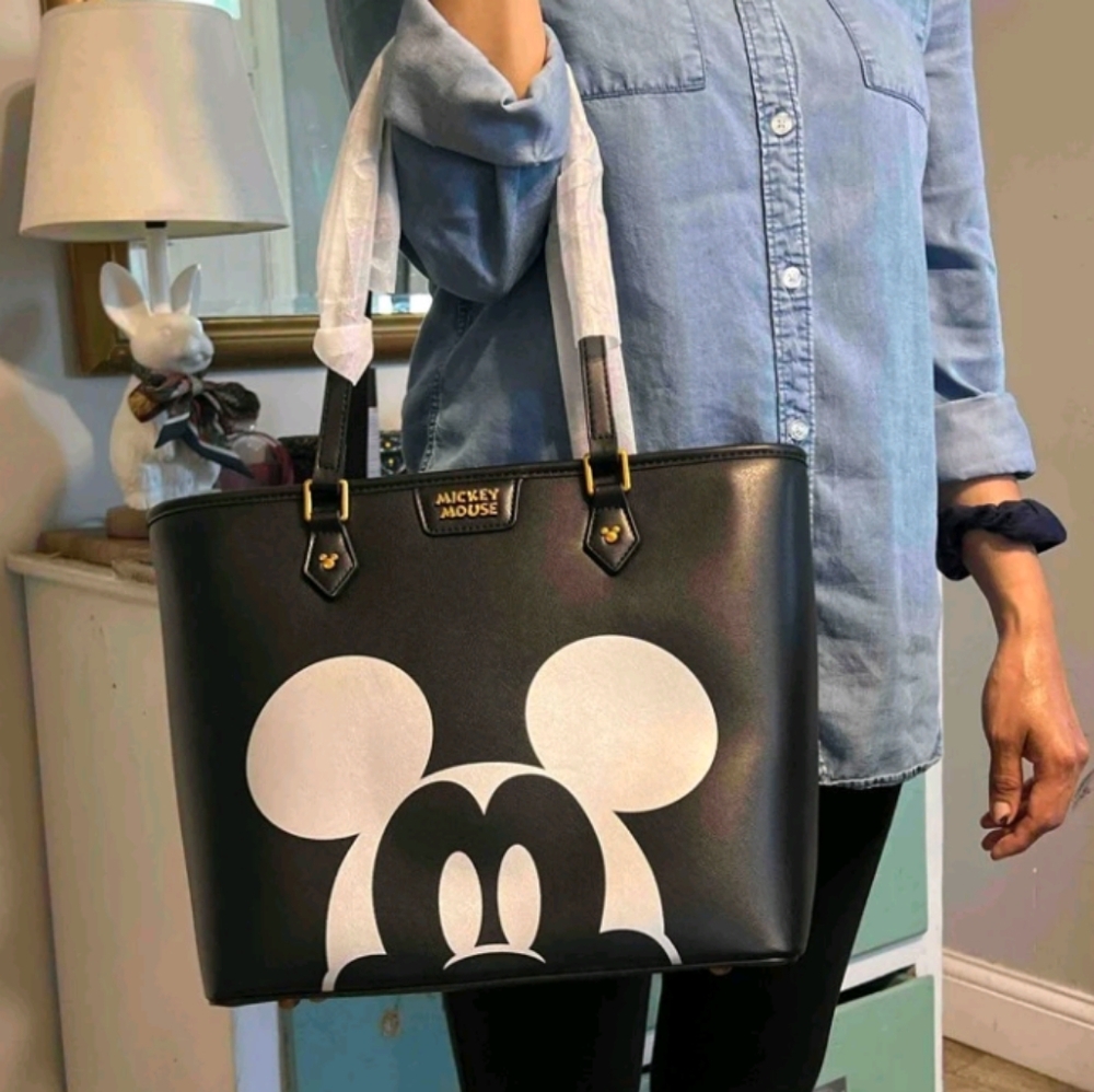 Mickey tote bag black